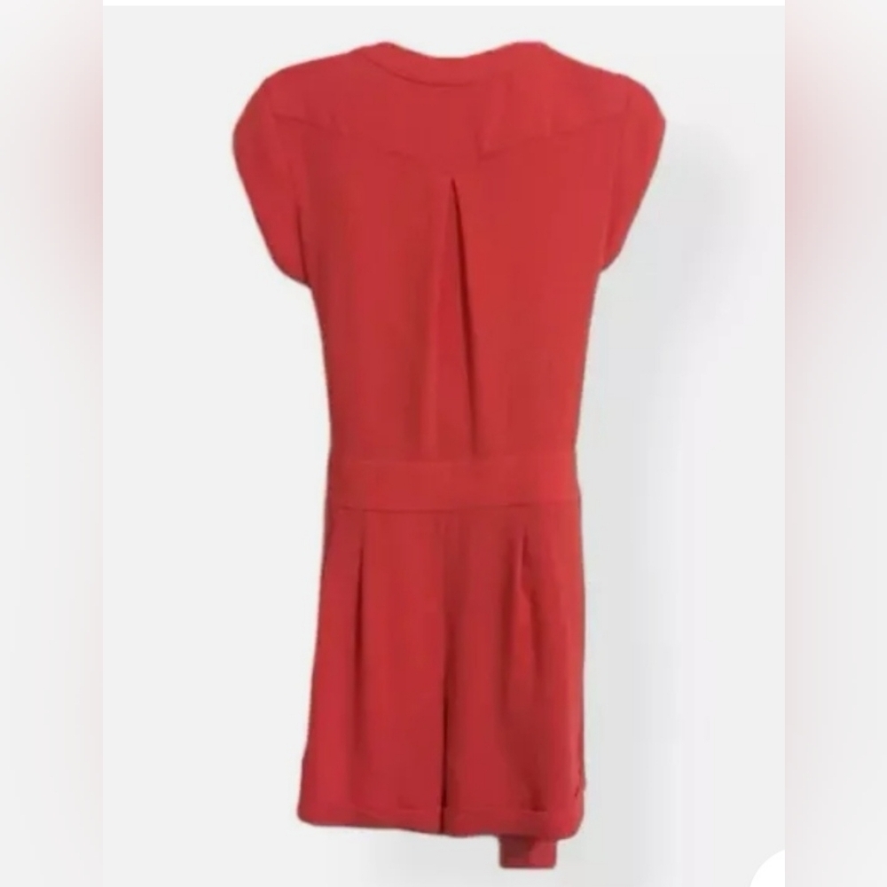 Diane Von Furstenberg Purdette Tie-Waist Short Romper - Picture 3 of 9
